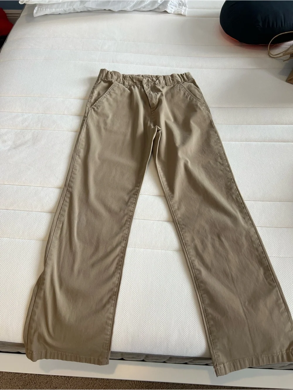 Carter's Boys Khaki Elastic-Waist Chinos